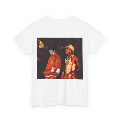 Fire Fight T-Shirt Back Design
