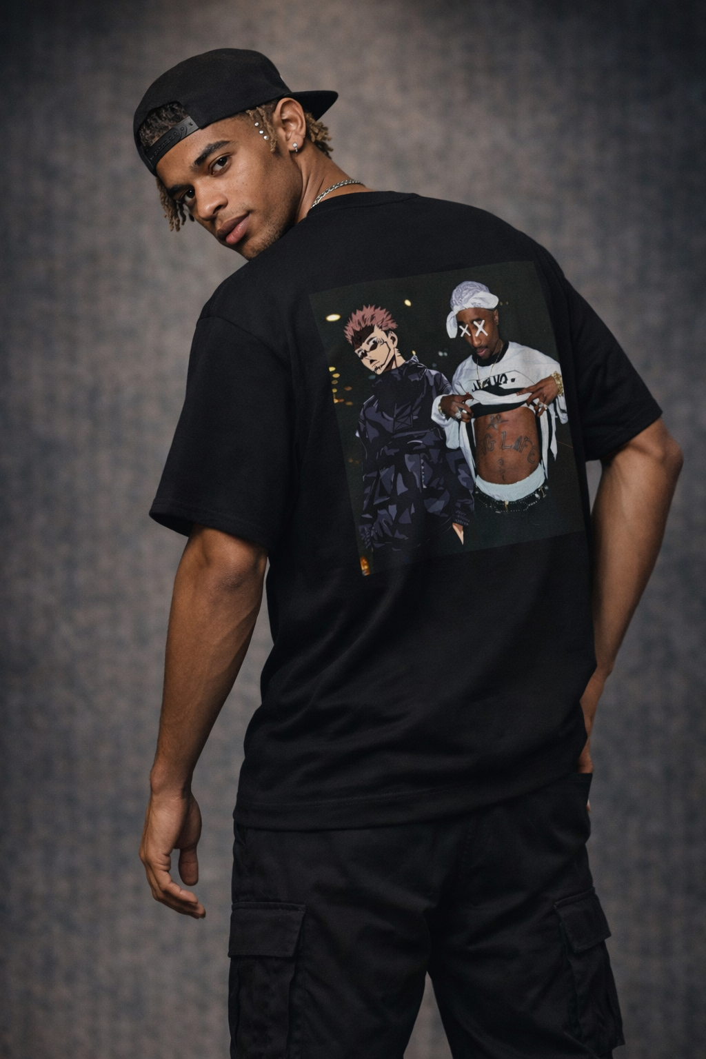 All Eyez On Me T-Shirt Back Design
