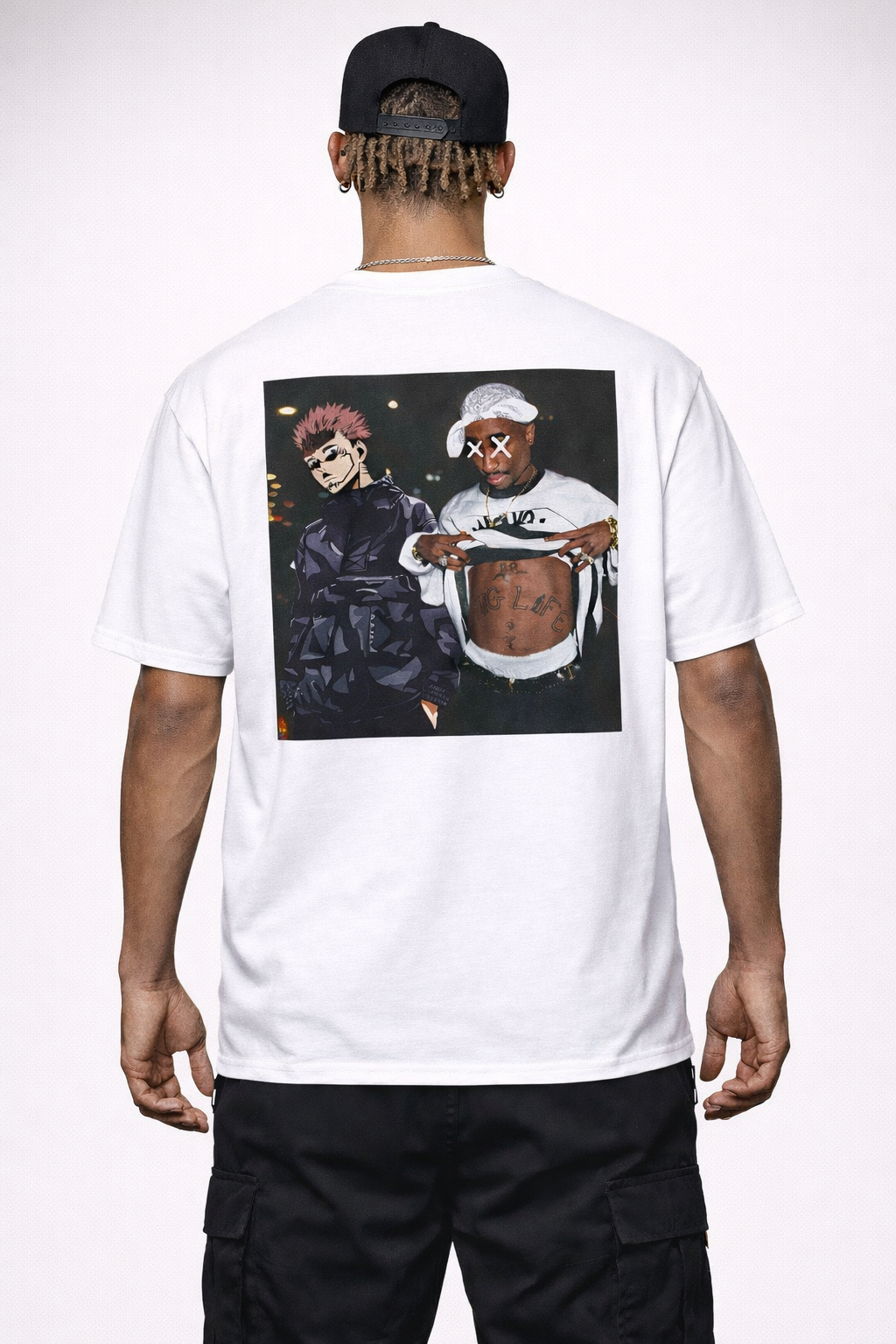 All Eyez On Me T-Shirt Back Design
